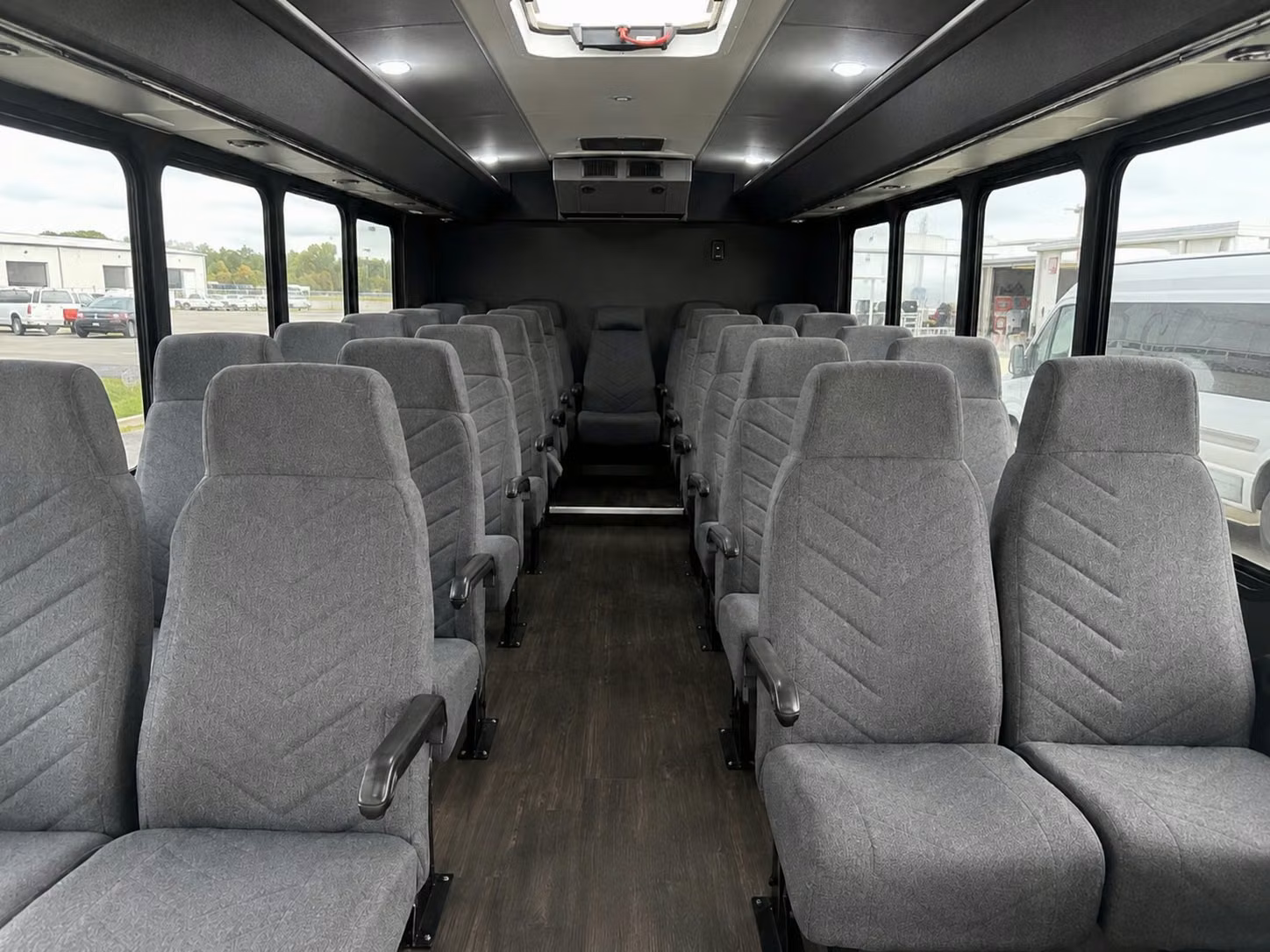 15 passenger minibus inside