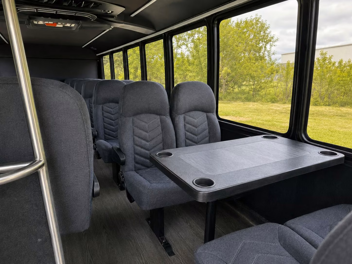 15 passenger minibus interior