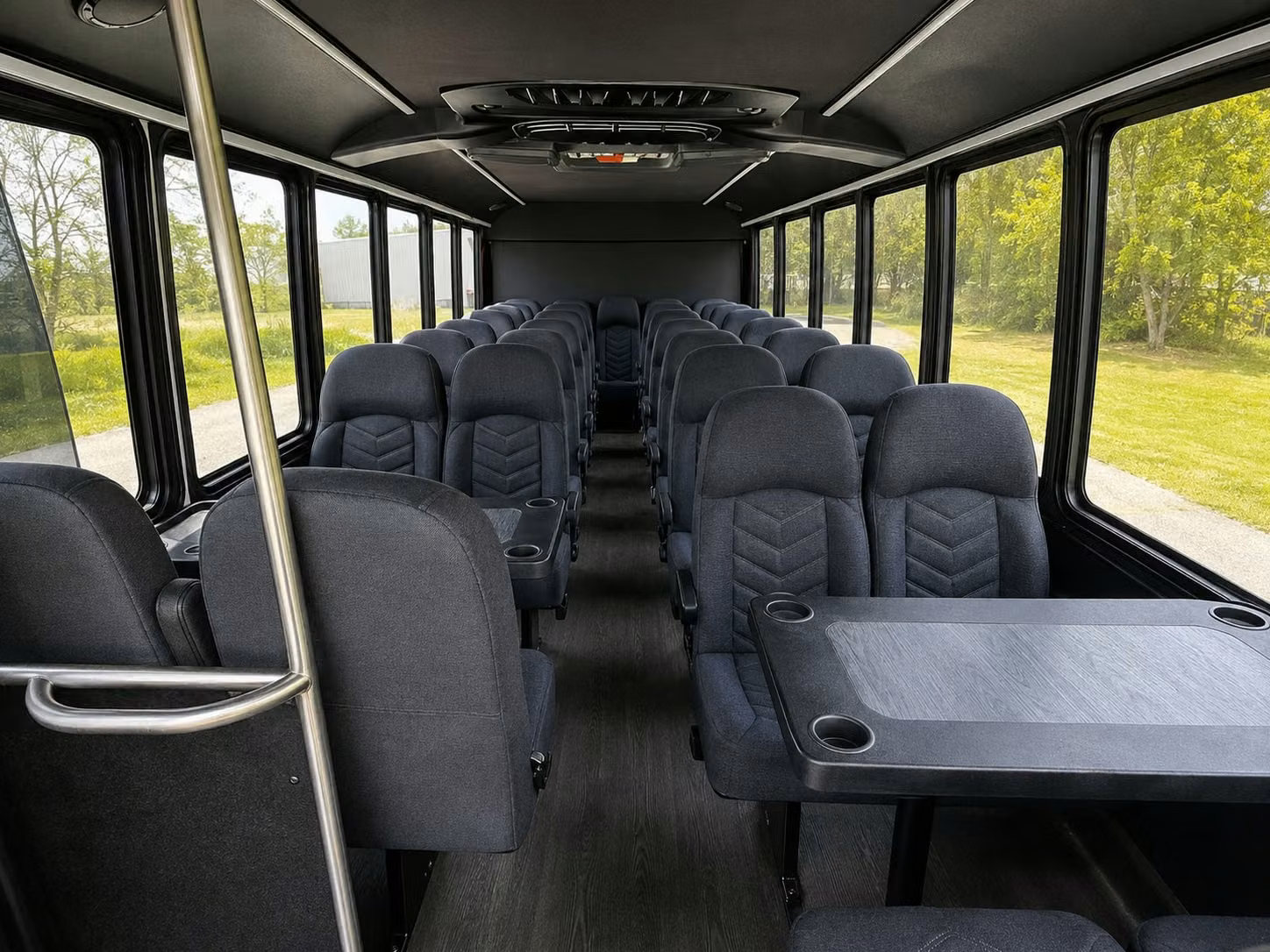 18 passenger minibus interior