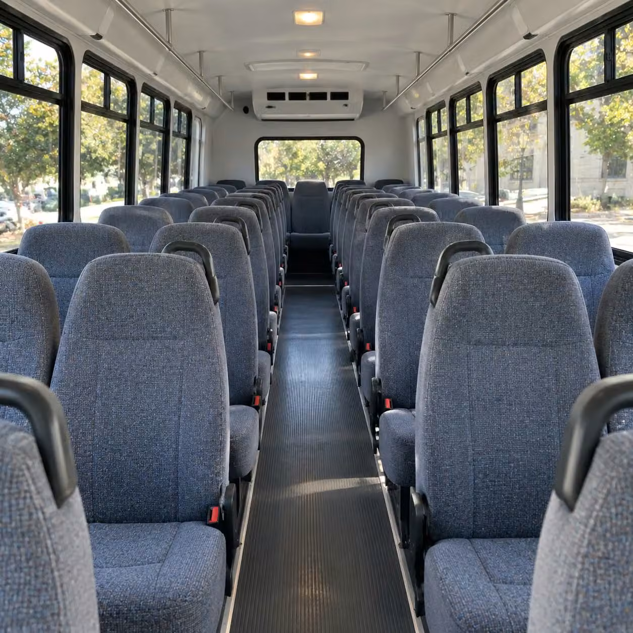 25 passenger minibus inside