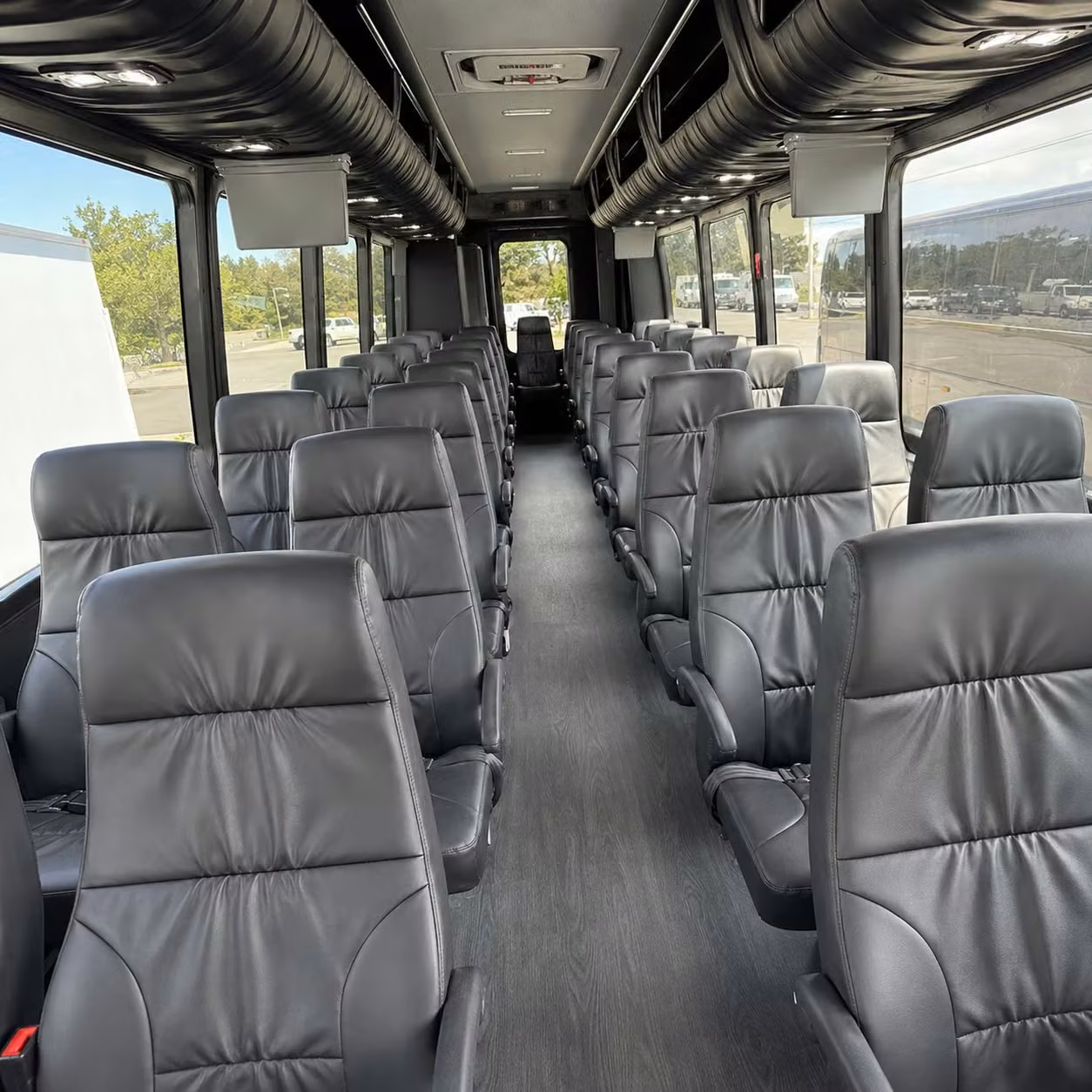 25 passenger minibus interior