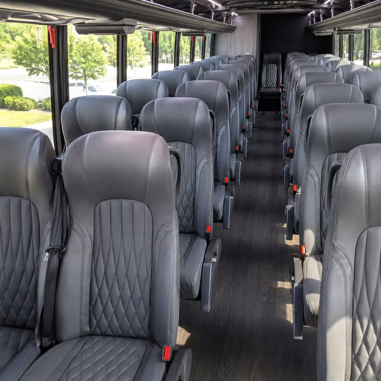 28 passenger minibus inside