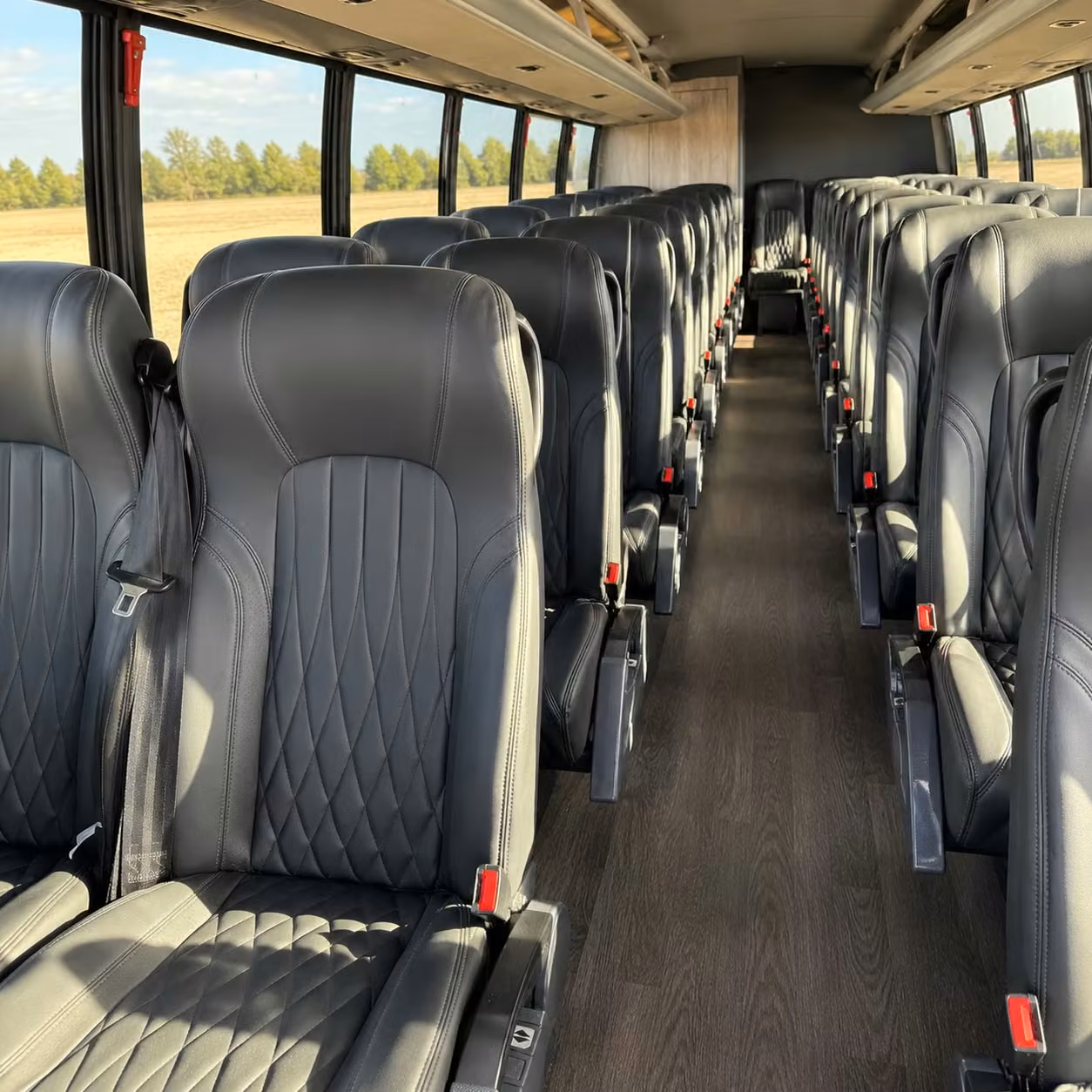 30 passenger minibus inside