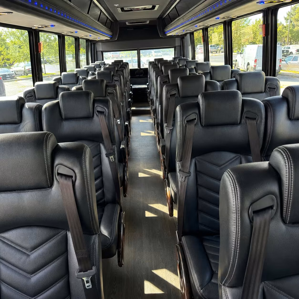 30 passenger minibus interior