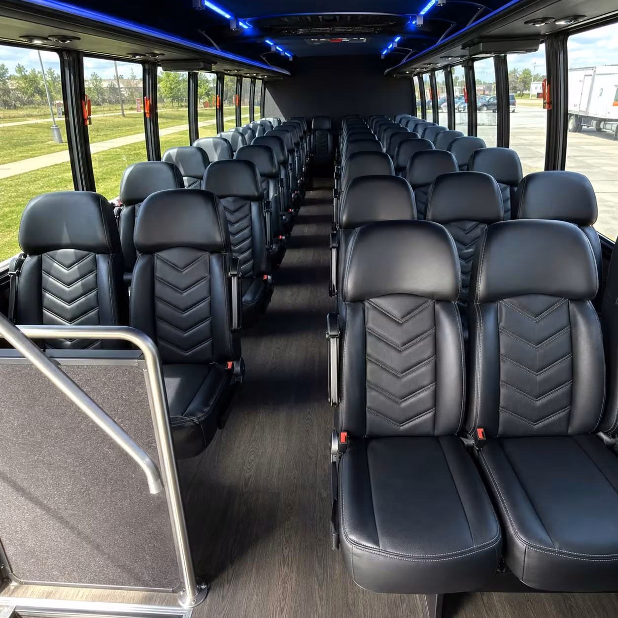 35 passenger minibus inside