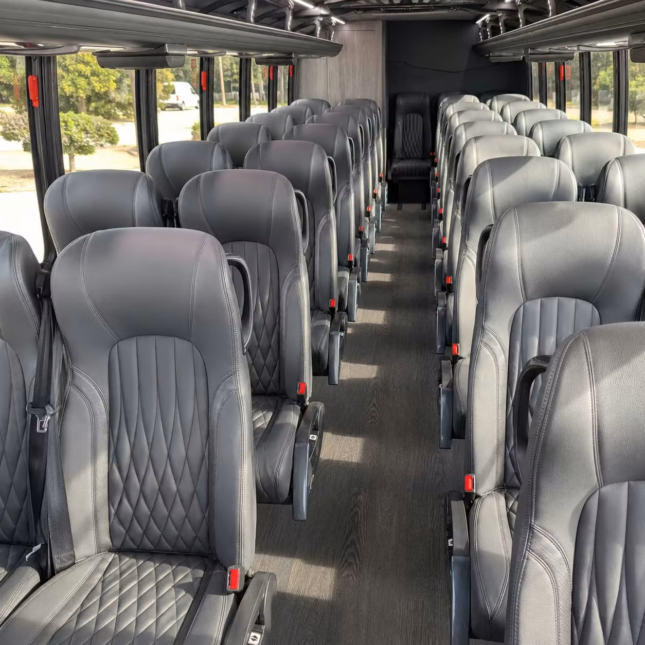 35 passenger minibus interior