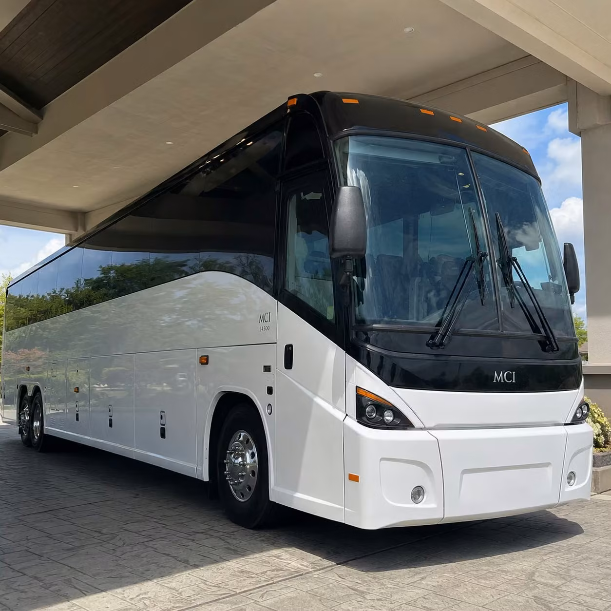 56 passenger charter bus