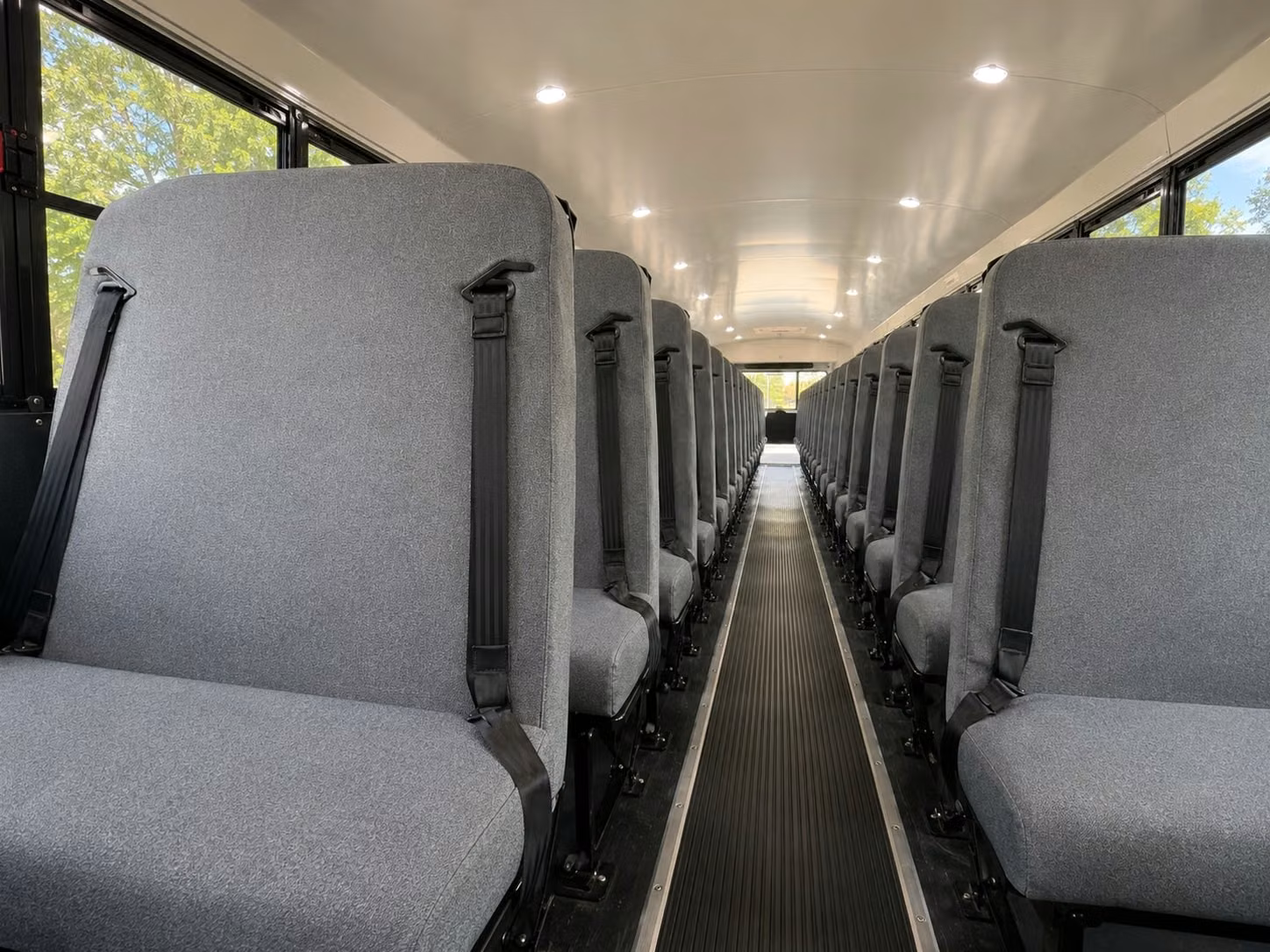 school bus interior