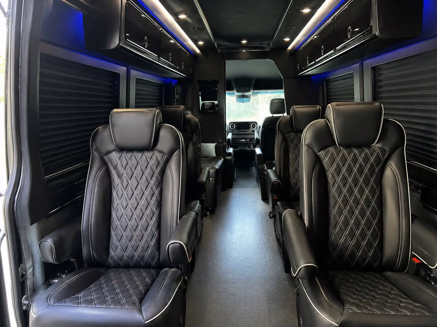 sprinter van with driver interior